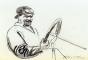 Hemery #6 Peter Helck Sketch of Victory Hemery