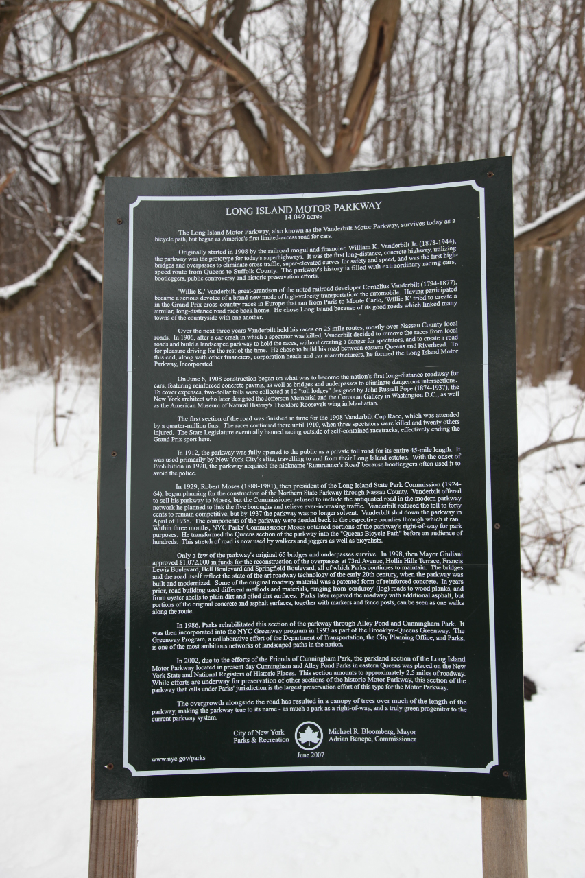 Queens LIMP Sign Motor Parkway Sign 