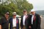 Howard Kroplick with Lime Rock judges; Ted West, Michael Rolls and Bill Warner
