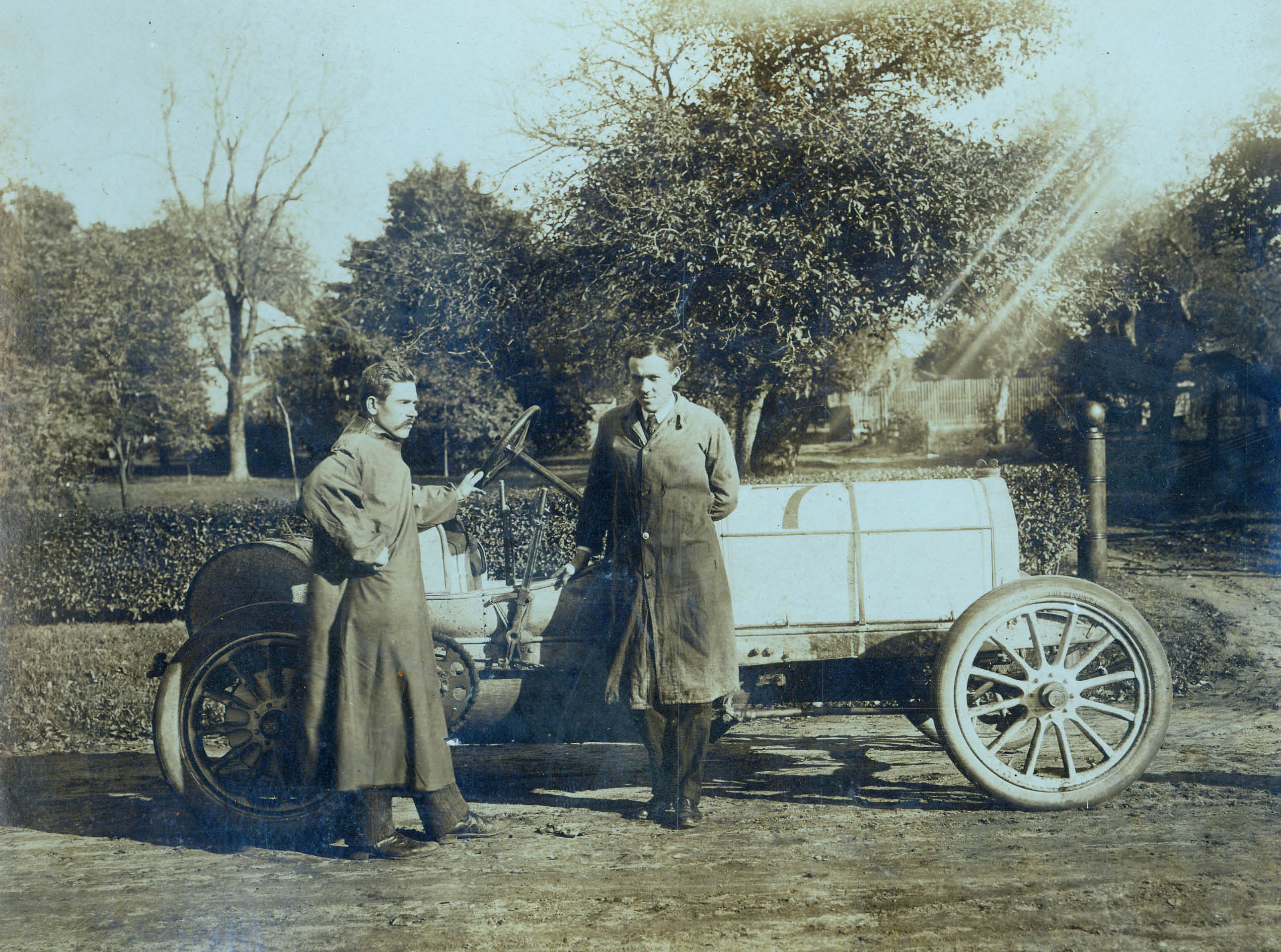 McKesson Brown Scrapbook #7 Mercedes 1906 Vanderbilt Cup Race