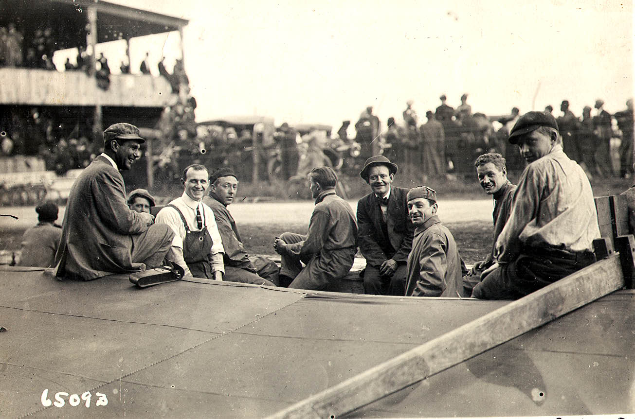 Pits 1910 Vanderbilt Cup Race