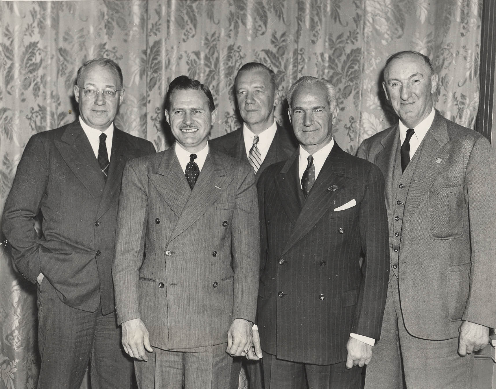 1940 Automobile Oldtimers Club-George Robertson, Wilbur Shaw, Montague Roberts, Ralph DePalma, 