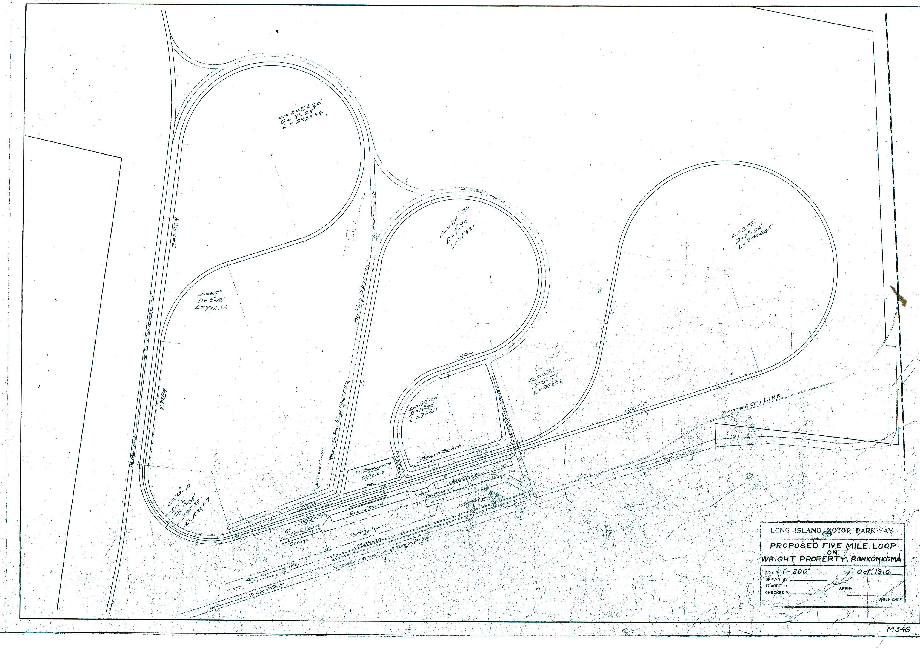 Ronkonkoma Motor Speedway-  5- Mile Loop Survey