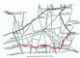 Round Swamp Road Map of 1908 Vanderbilt Cup Race Course