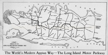 Map of the Motor Parkway