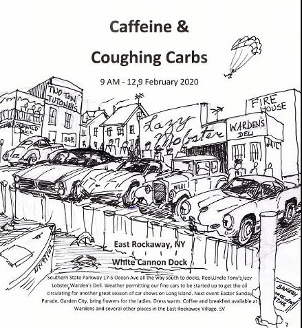 Caffeine & Coughing Carbs Car Show, East Rockaway, NY