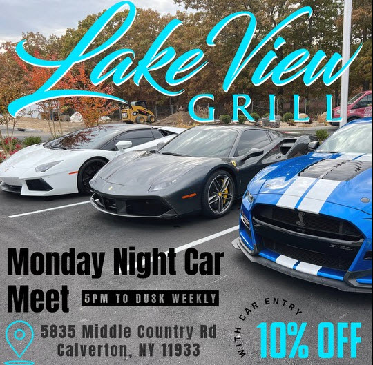 Lake View Grill Monday Night Car Meet, Calverton, NY
