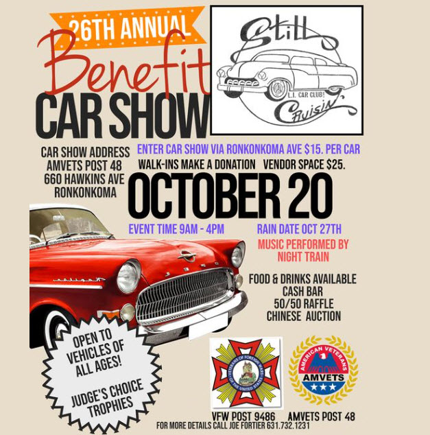 The Still Cruisin Car Club 26th Annual Benefit Car Show, Ronkonkoma, NY