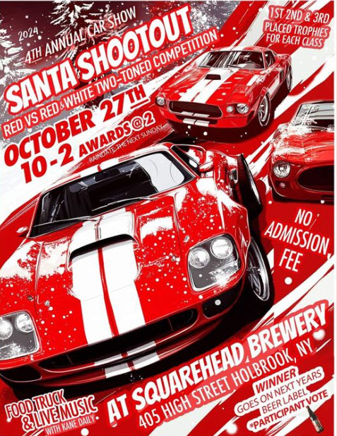 4th Annual Santa Shootout Car Show, Hollbrook, NY