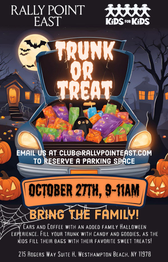 Rally Point East Trunk or Treat, Westhampton, NY