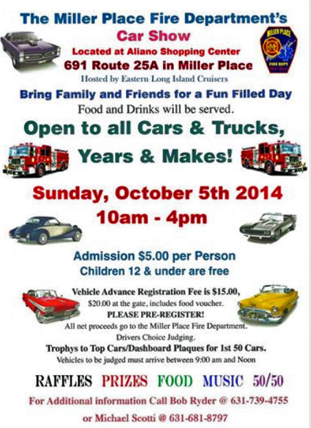 Miller Place Fire Dept. Car Show, Miller Place, NY