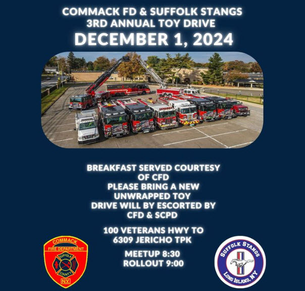 Commack FD & Suffolk Stangs 3rd Annual Toy Drive, Commack, NYT