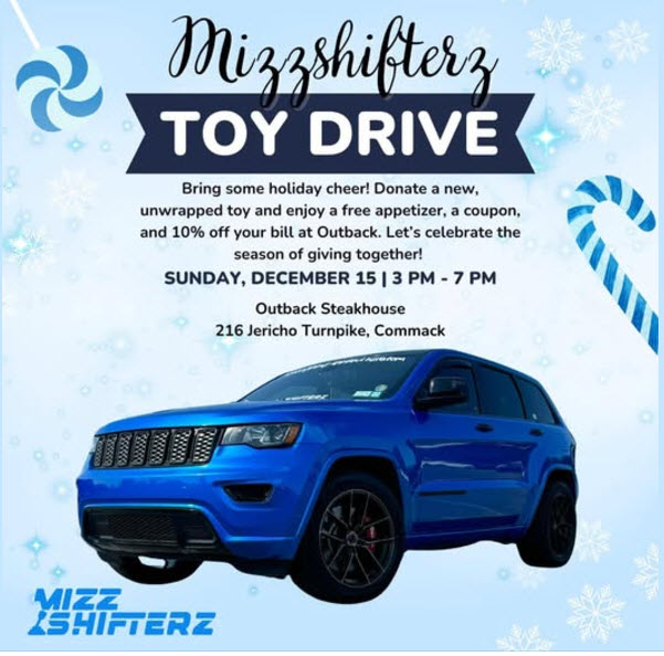 The Annual Mizz ShifterZ Toy Drive & Meetup, Commack, NY