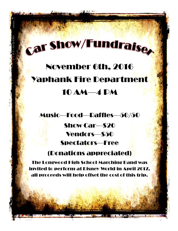 Longwood High School Marching Band Car Show/Fundraiser, Yaphank, NY