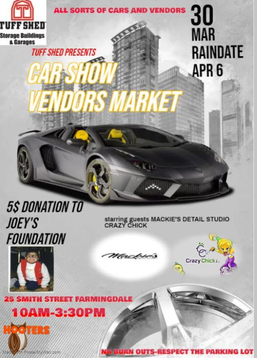 Tuff Shed’s Car Show & Vendor’s Market, Farmingdale, NY
