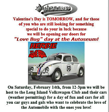 Love Bug Day at the Autoseum, Mineola, NY