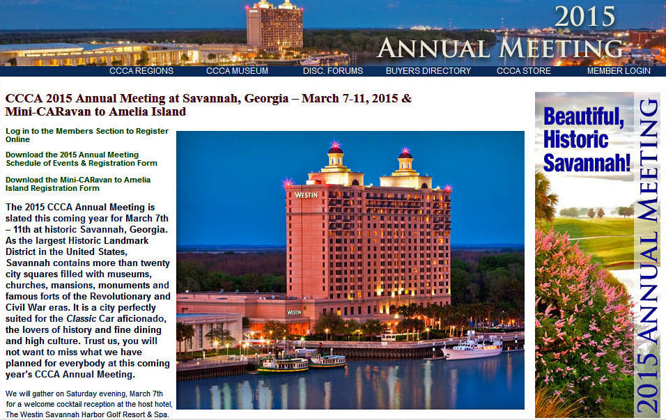 Classic Car Club of America Grand Classic Exhibition, Savannah, Georgia