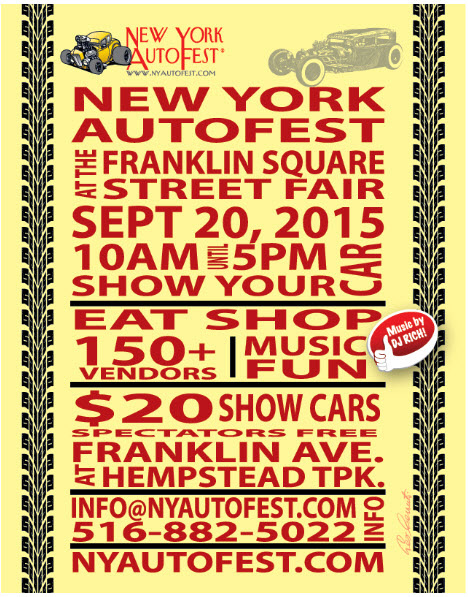 NY AutoFest at the Franklin Square Street Fair, Franklin Square, NY