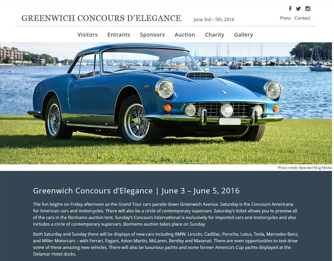 Greenwich Concours Americana d’ Elegance, Greenwich, CT