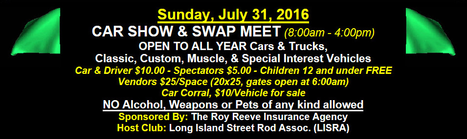 Car & Swap Meet, Riverhead Raceway, Riverhead, NY