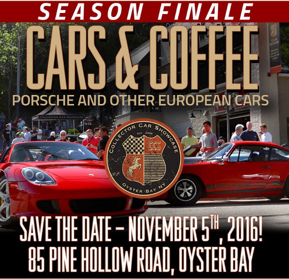Cars & Coffee Season Finale, Oyster Bay, NY