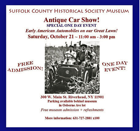 Suffolk County Historical Society Museum Antique Car Show, Riverhead, NY