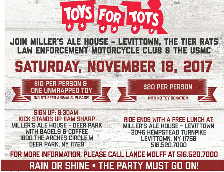 5th Annual Ride Toys for Tots, Deer Park to Levittown