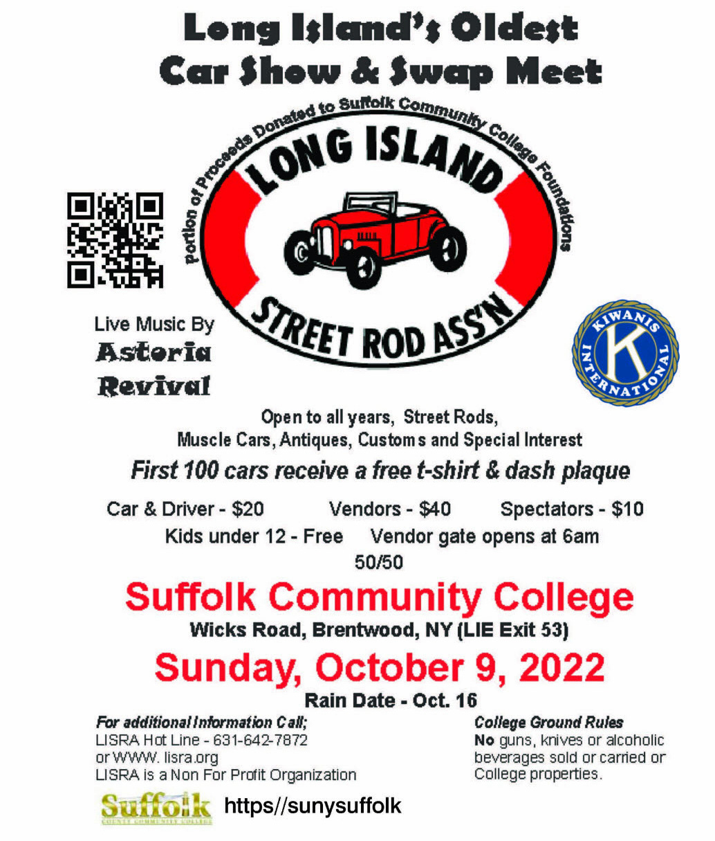 Long Island Street Rod Association Fall Standard Car Show & Swap Meet, Brentwood, NY