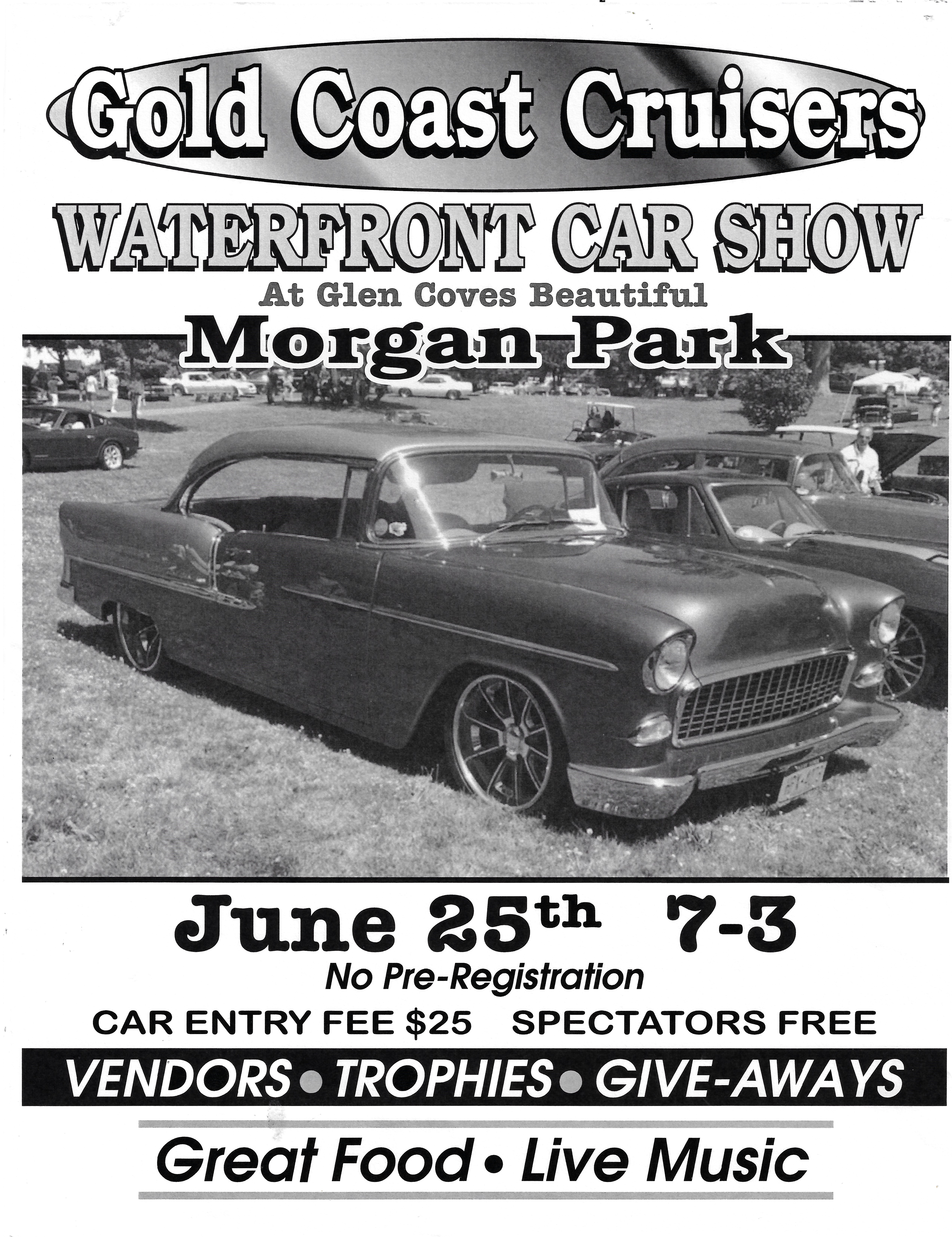  Gold Coast Cruisers presents The Waterfront Car Show, Glen Cove, NY