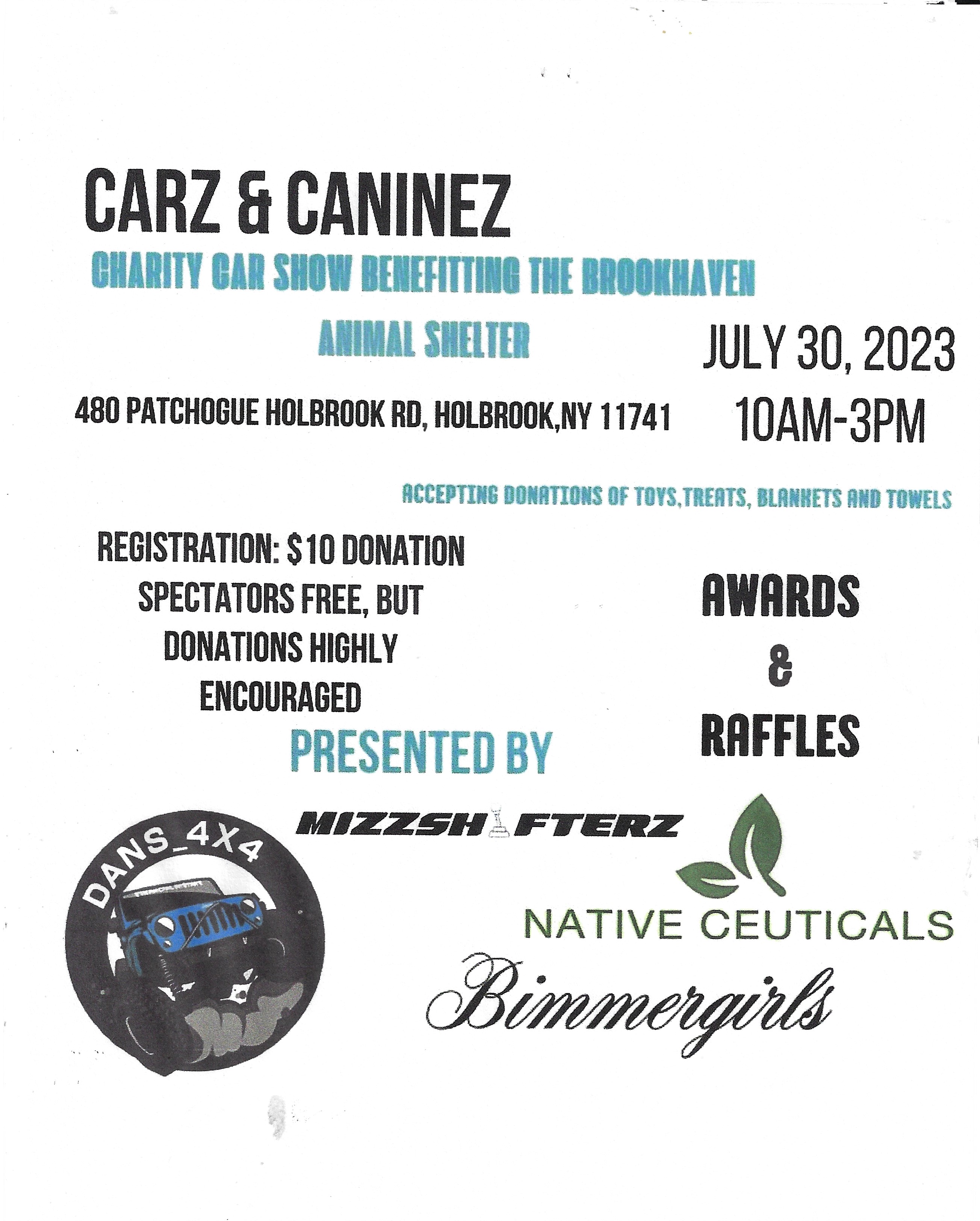 CarZ & Caninez Charity Car Show, Holbrook, NY