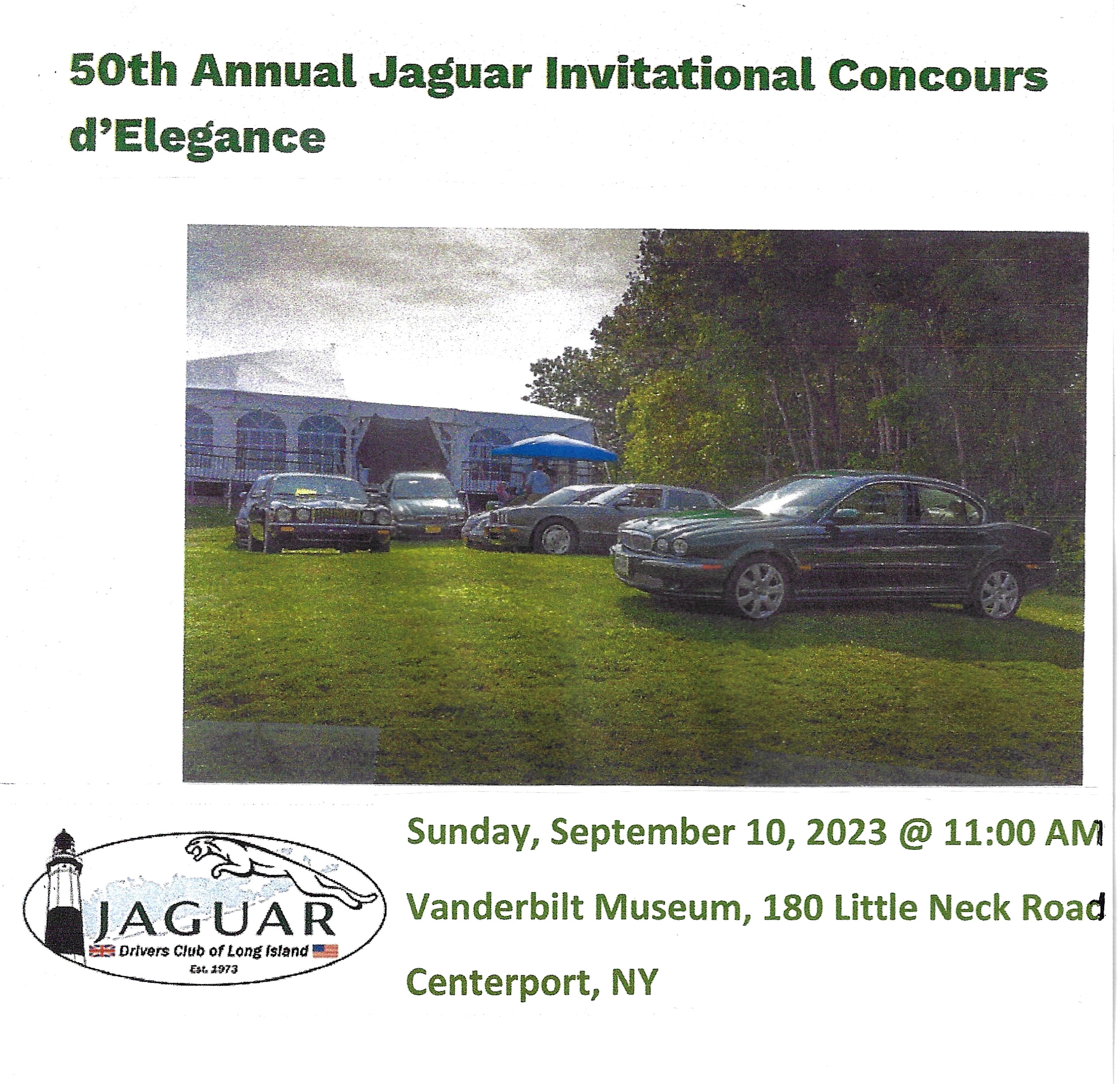 50th Anniversary of the Jaguar Invitational Concours d’ Elegance, Centerport, NY