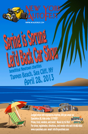 New York Autofest Spring is Sprung Lei’d Back Car Show, Tappen Beach, Sea Cliff, NY