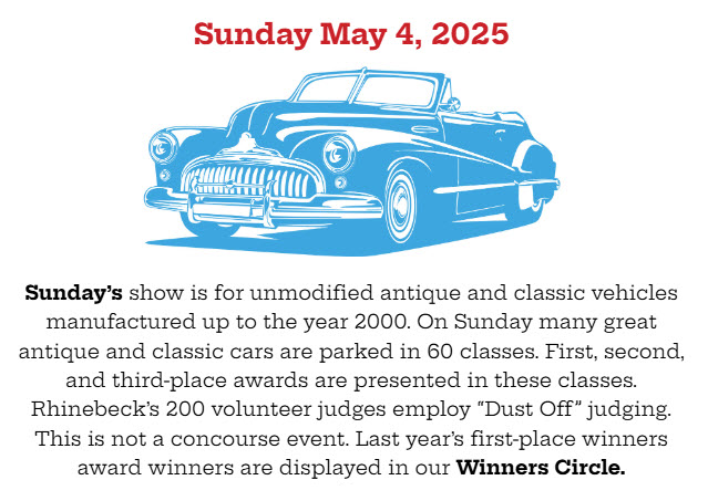 The Rhinebeck Antique & Custom Car Show & Swap Meet, Rhinebeck, NY