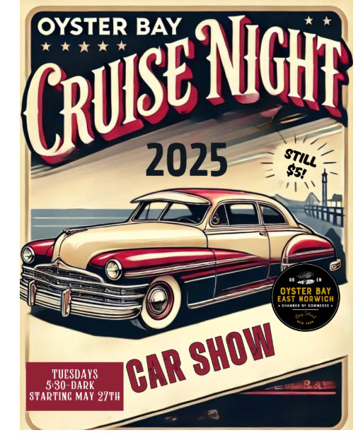 Oyster Bay Cruise Night Car Show, Oyster Bay, NY