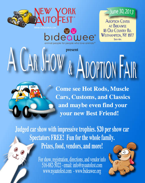 A Car Show & Adoption Fair, Westhampton, NY