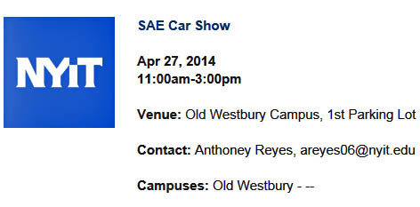 Second Annual Society of Engineers Car Show, Old Westbury, NY