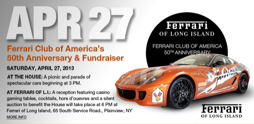 Ferraris Visiting Ronald McDonald House of LI