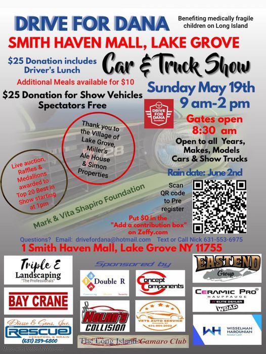 Drive For Dana Car & Truck Show, Lake Grove, NY