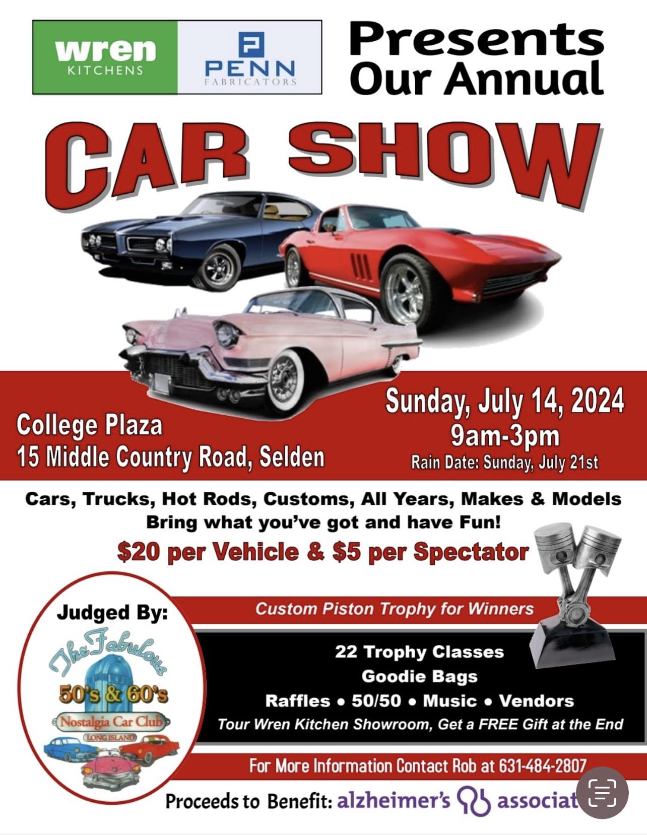 Penn Fabricators Present Our Annual Car Show, Selden, NY