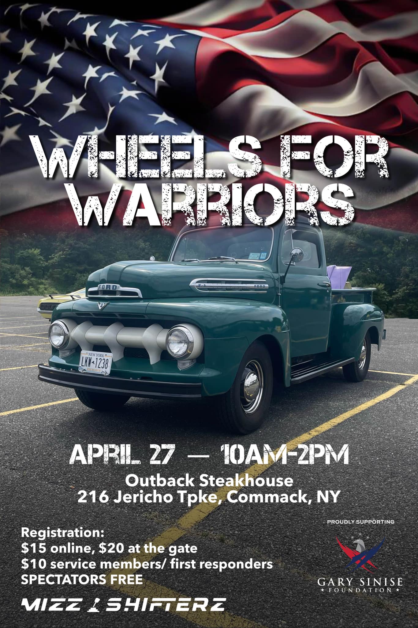 Wheels For Warriors Car Show, Commack, NY