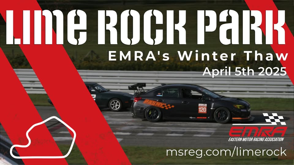 EMRA’s Winter Thaw at Lime Rock Park, Lakeville, Ct.