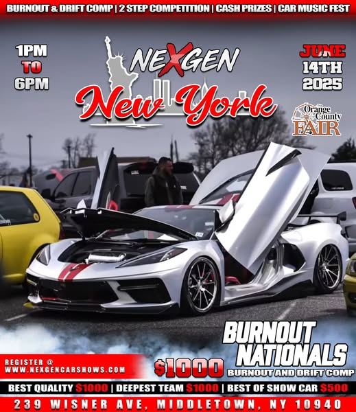 Nexgen New York Car Show, Middletown, NY