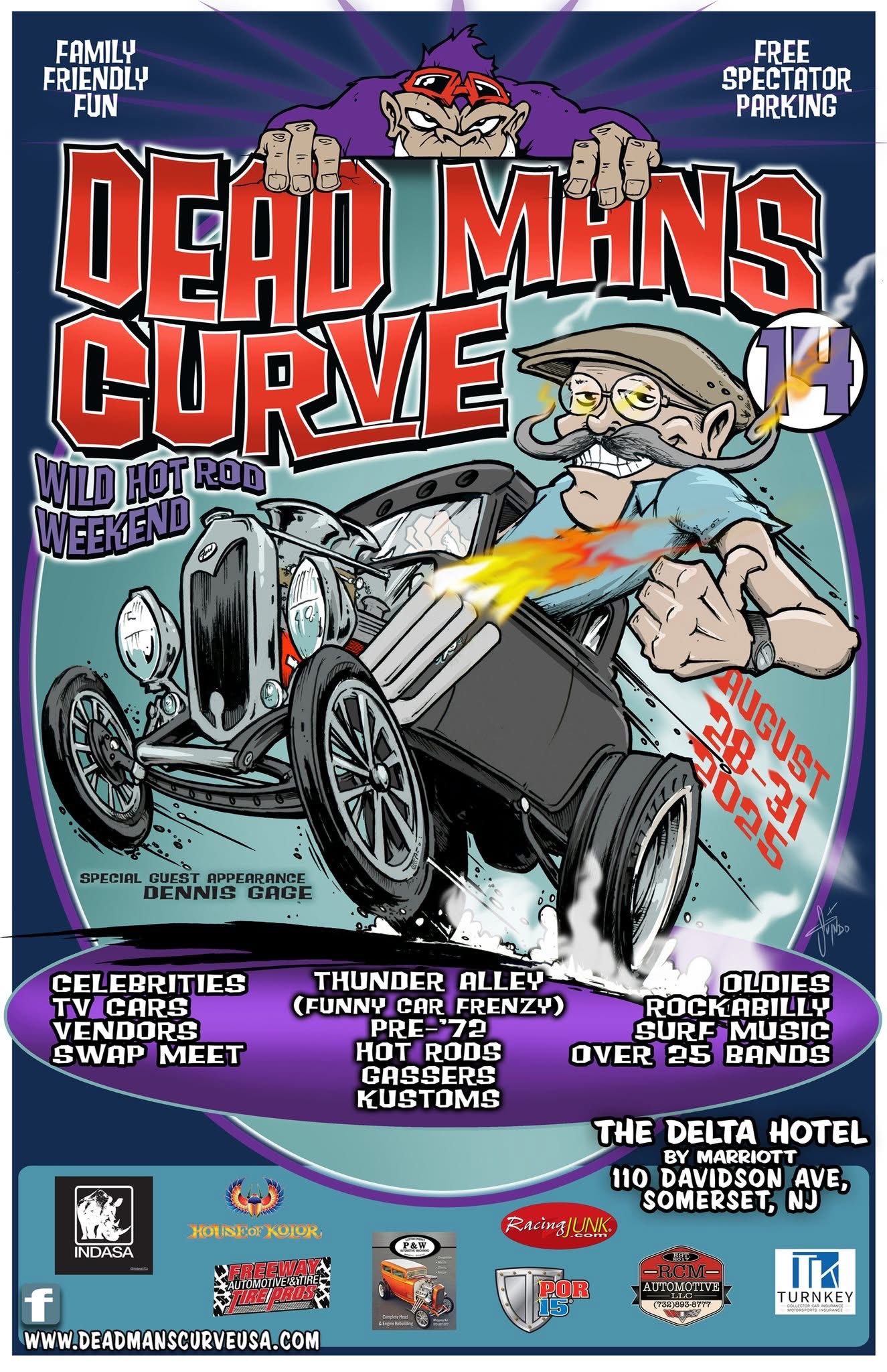 Dead Mans Curve Wild Hot Rod Weekend Car Show, Somerset, NJ