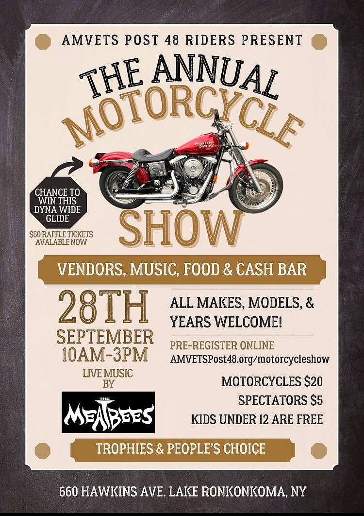 AMVETS Post 48 Riders Annual Motorcycle Show, Lake Ronkonkoma, NY
