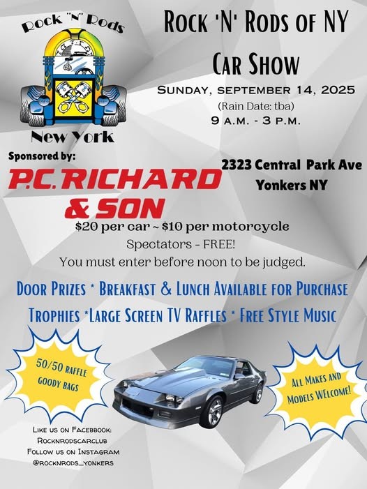 Rock N Rods of NY Car Show, Yonkers, NY