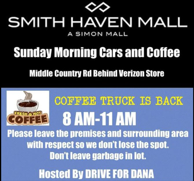 Sunday Morning Cars & Coffee Meet, Lake Grove, NY