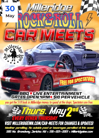 The Milleridge Inn Rock & Roll Car Meets, Jericho, NY