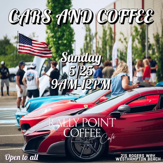 Cars and Coffee Meet-Up, Westhampton Beach, NY