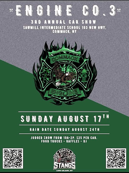 Commack FD Engine Co. 3 3rd Annual Car Show, Commack, NY