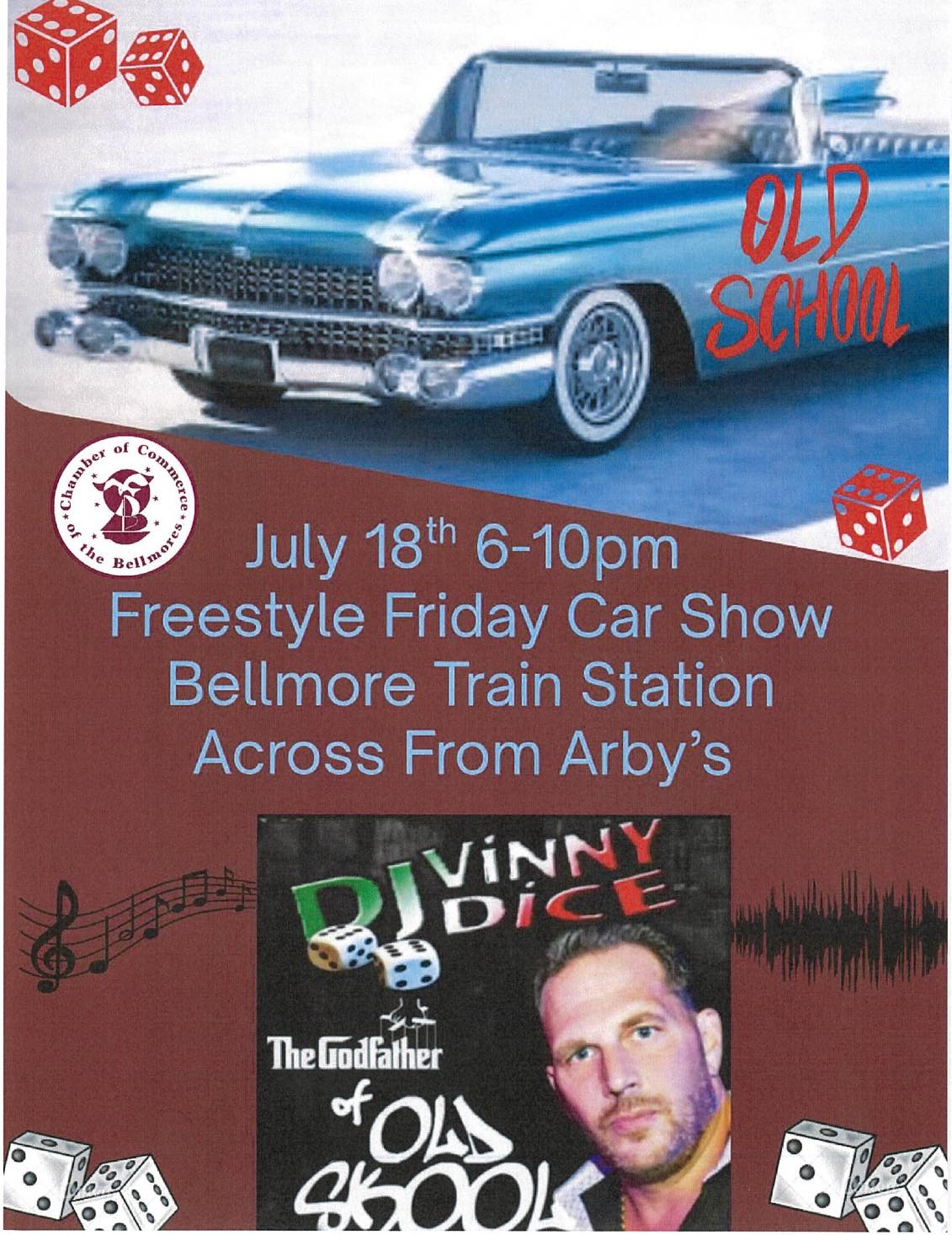 The Free Style Friday Night Car Show, Bellmore, NY